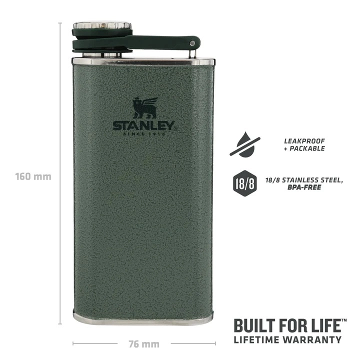 قمقمه کتابی استنلی مدل WIDE MOUTH FLASK – حجم 0.23 لیتر