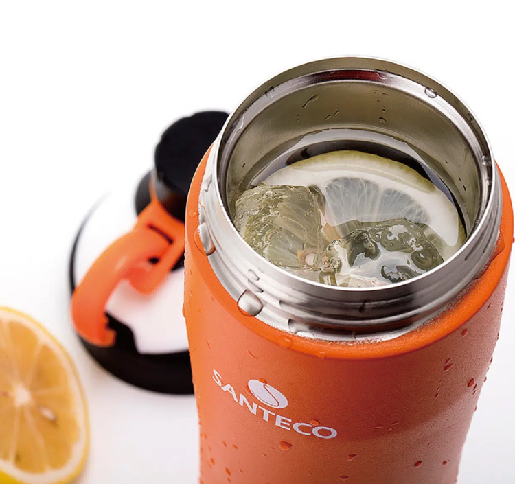 بطری ورزشی استیل 590 میلی لیتر سانتکو مدل Oural