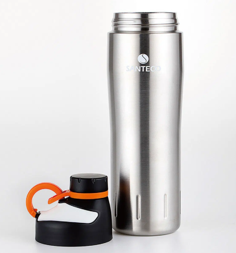 بطری ورزشی استیل 590 میلی لیتر سانتکو مدل Oural