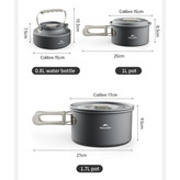 ست ظروف آلومینیوم 2-4 نفره نیچرهایک | CNK2450CF010