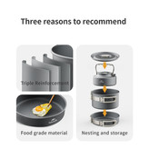 ست ظروف آلومینیوم 2-4 نفره نیچرهایک | CNK2450CF010