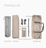 سایه بان نیچرهایک مدل Girder shelter به همراه 2 تیرک | NH20TM006