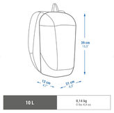 کوله پشتی 10 لیتری کچوا مدل N100