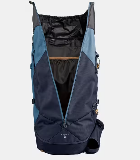 کوله پشتی کوهنوردی فورکلاز 60 لیتری – 60 Forclaz – MT100 Easyfit