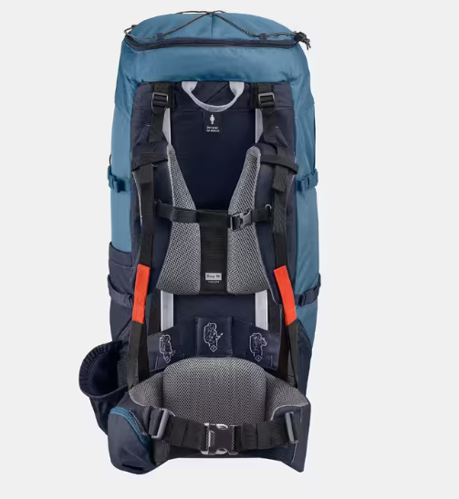 کوله پشتی کوهنوردی فورکلاز 60 لیتری – 60 Forclaz – MT100 Easyfit