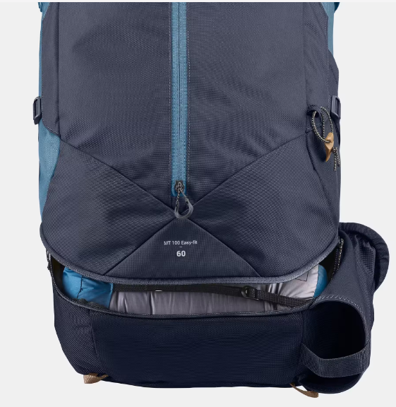 کوله پشتی کوهنوردی فورکلاز 60 لیتری – 60 Forclaz – MT100 Easyfit