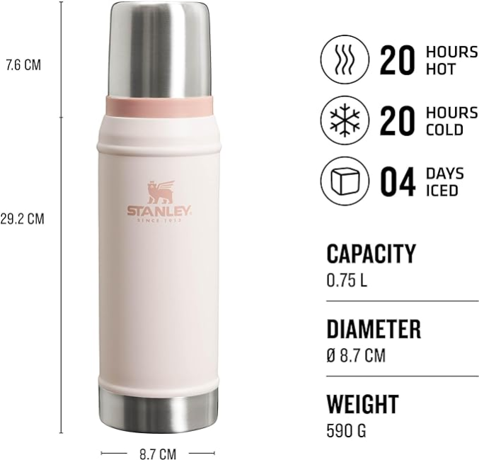 فلاسک کوهنوردی 750 میلی لیتر اورجینال استنلی