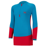 تیشرت زنانه آستین بلند نیم زیپ اسنوهاک