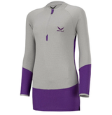 تیشرت زنانه آستین بلند نیم زیپ اسنوهاک